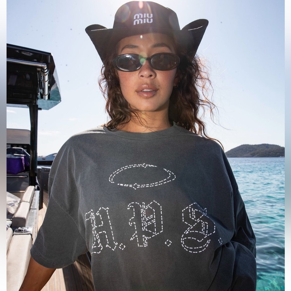 BRAND NEW Honolulu Pawn Shop LIMITED EDITION Found in Waikiki T shirt Faded Blue